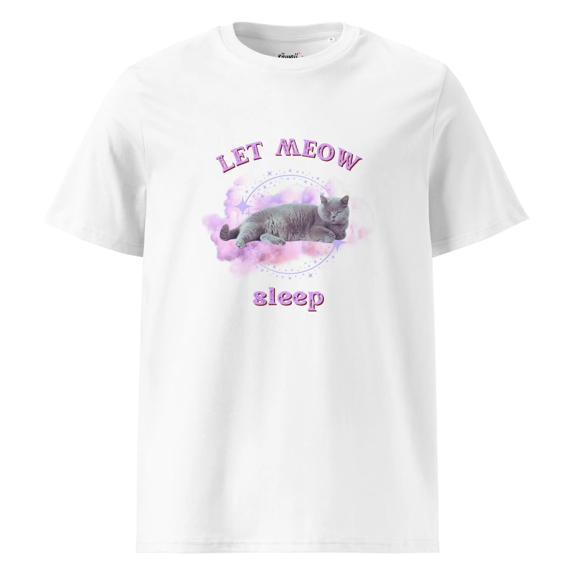 Let meow Sleep - Organic Cotton Kawaii Tee