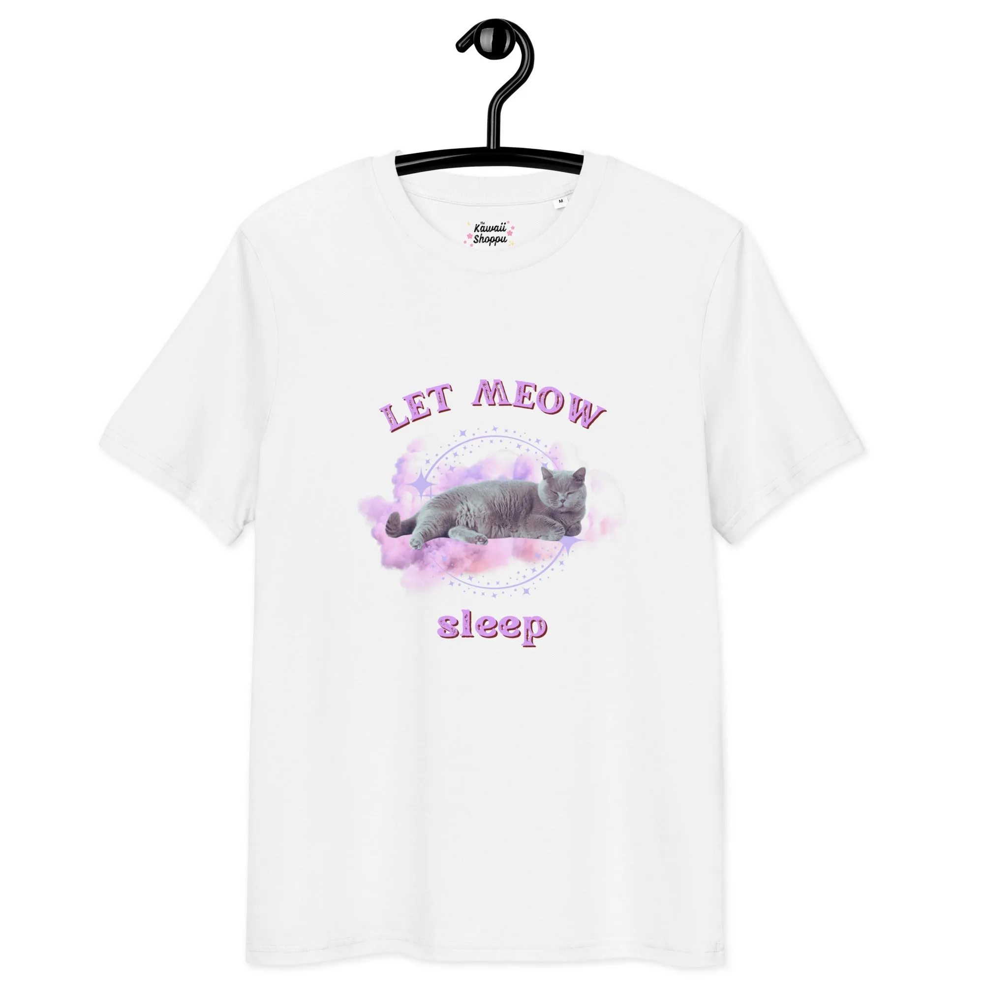 Let meow Sleep - Organic Cotton Kawaii Tee