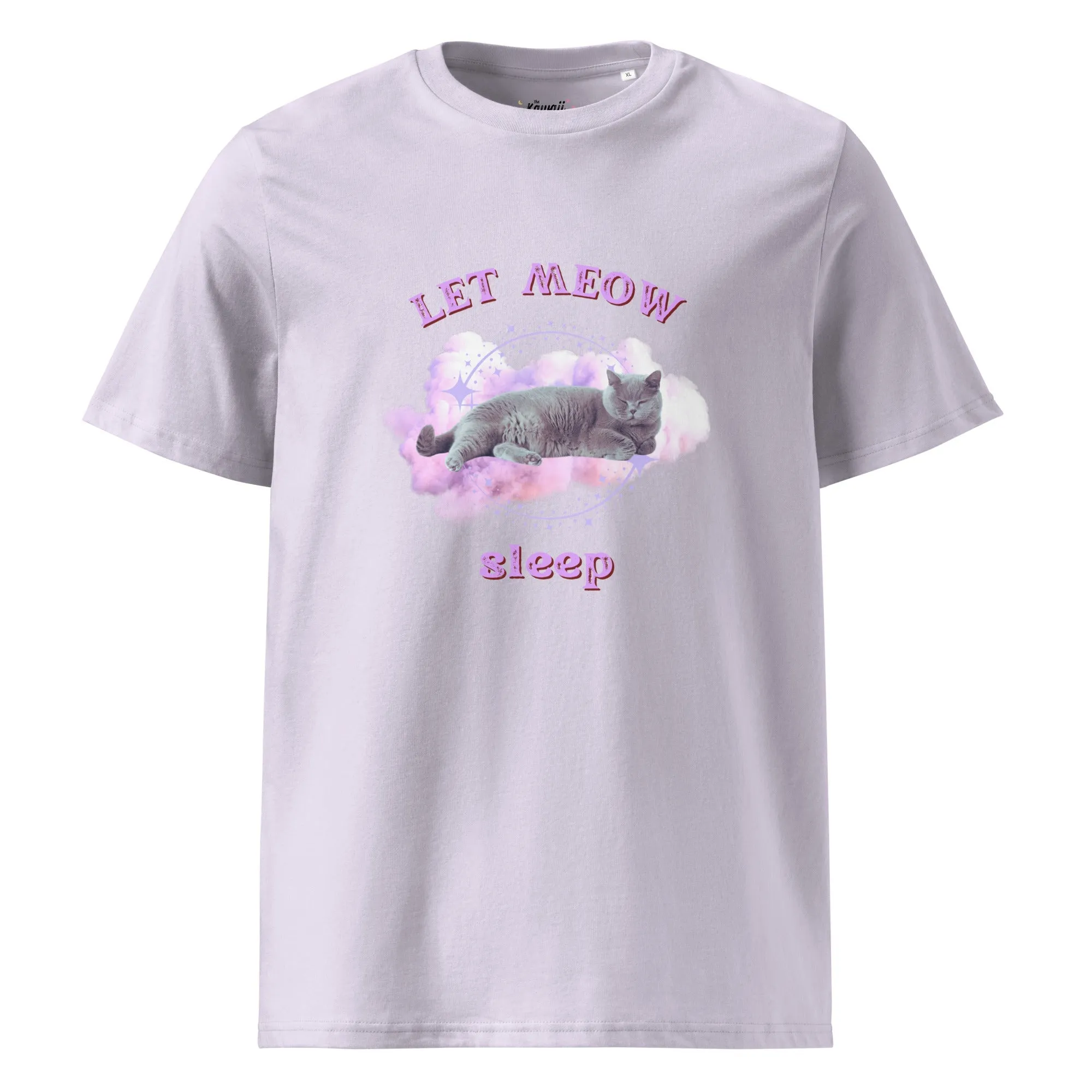 Let meow Sleep - Organic Cotton Kawaii Tee