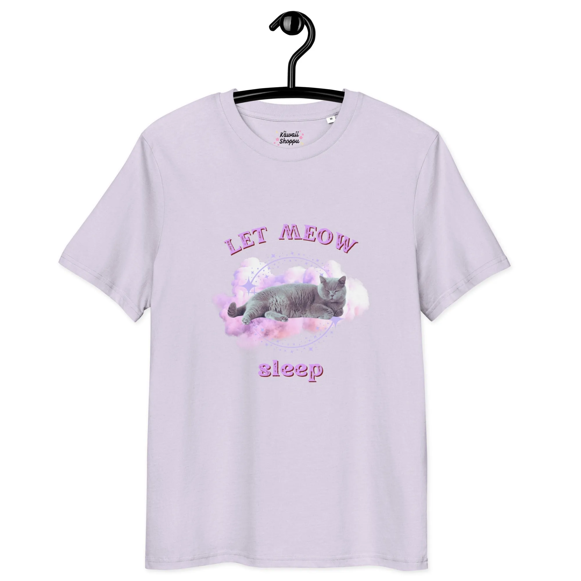 Let meow Sleep - Organic Cotton Kawaii Tee