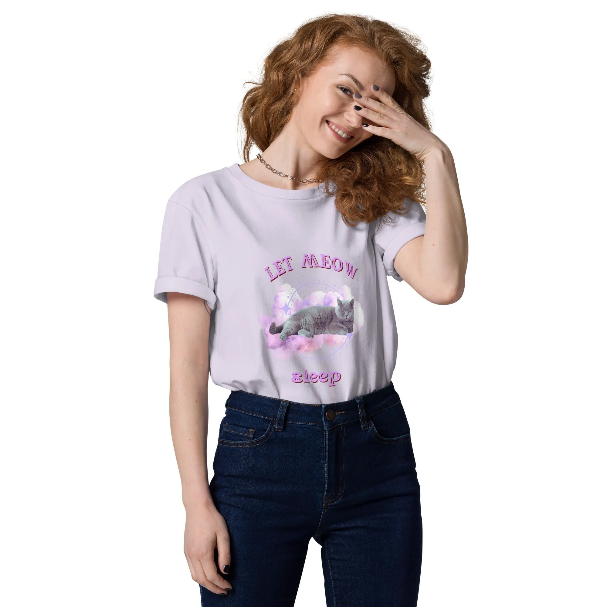 Let meow Sleep - Organic Cotton Kawaii Tee