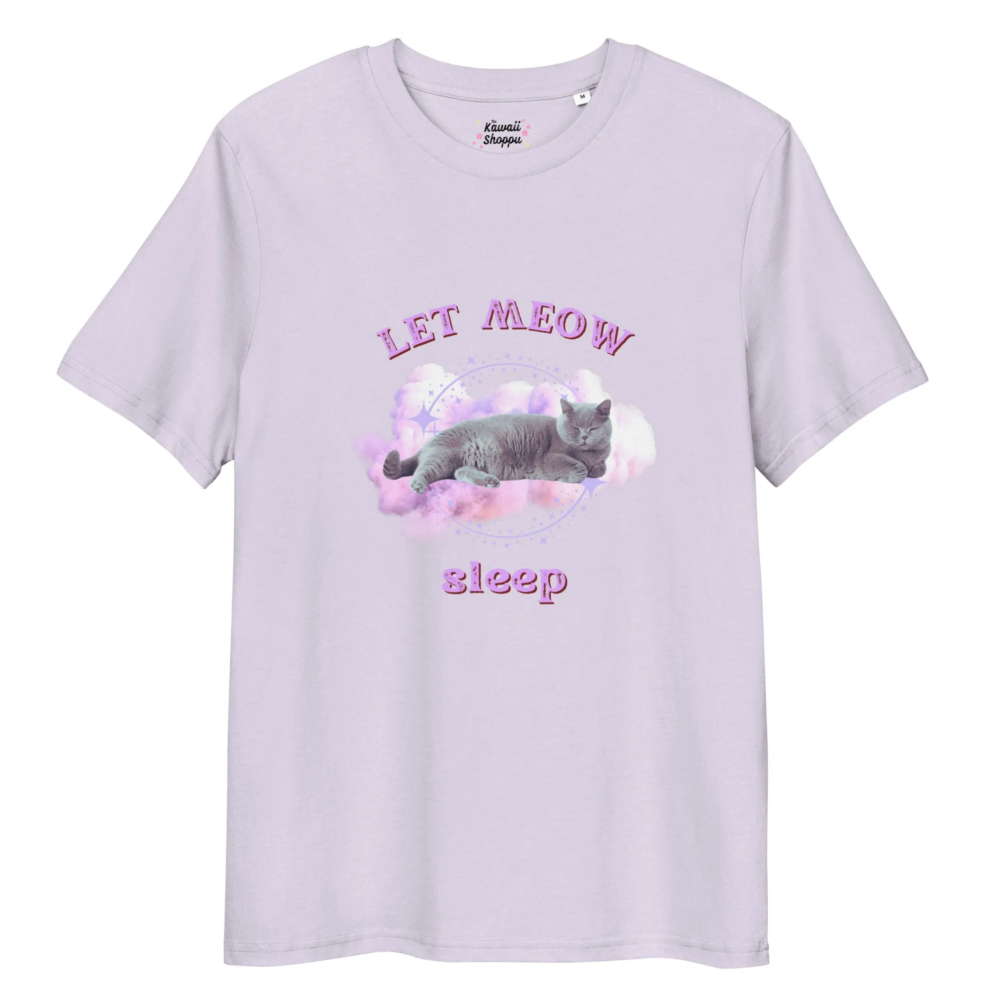 Let meow Sleep - Organic Cotton Kawaii Tee