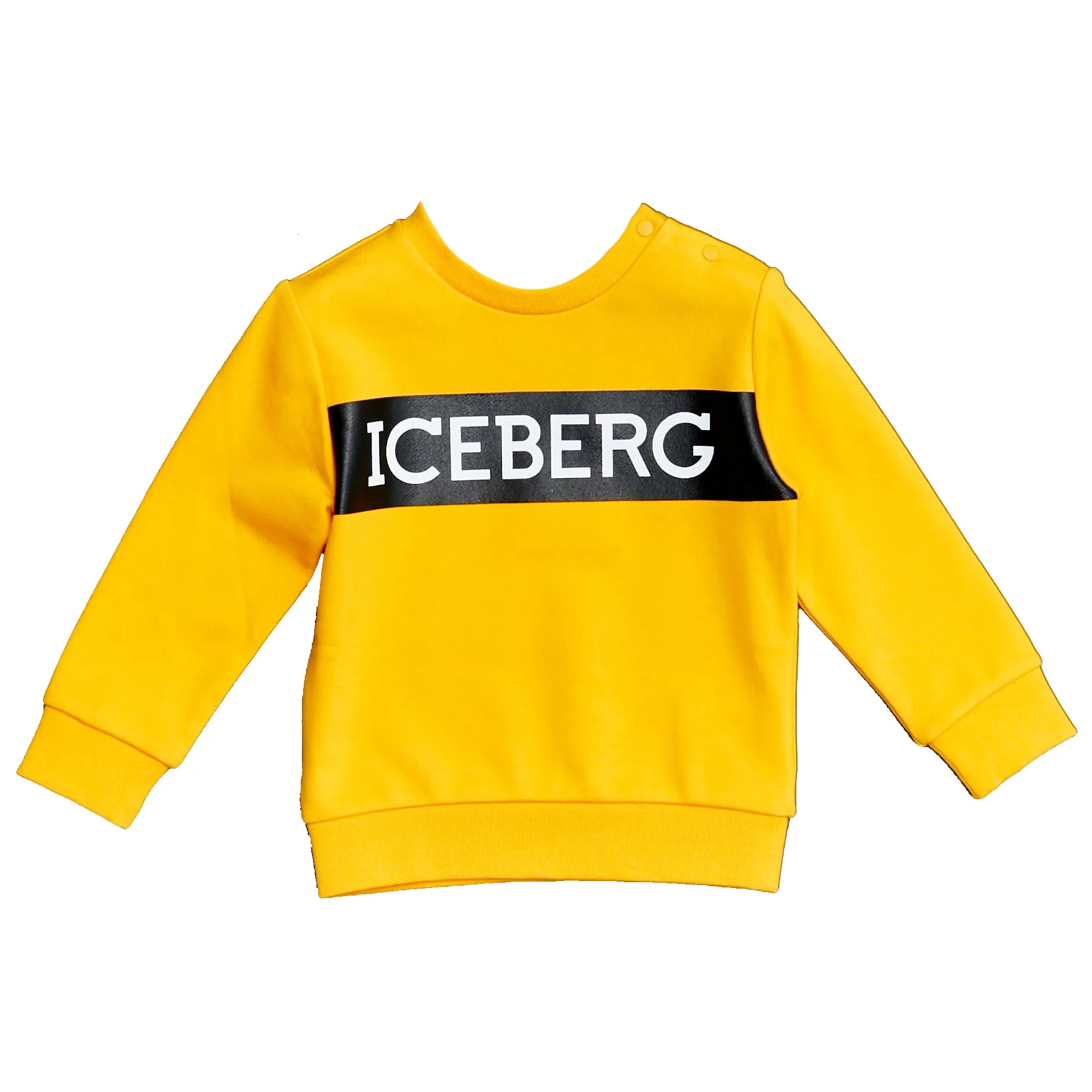 Logo Stripe Sweatshirt - Marigold - FINAL SALE