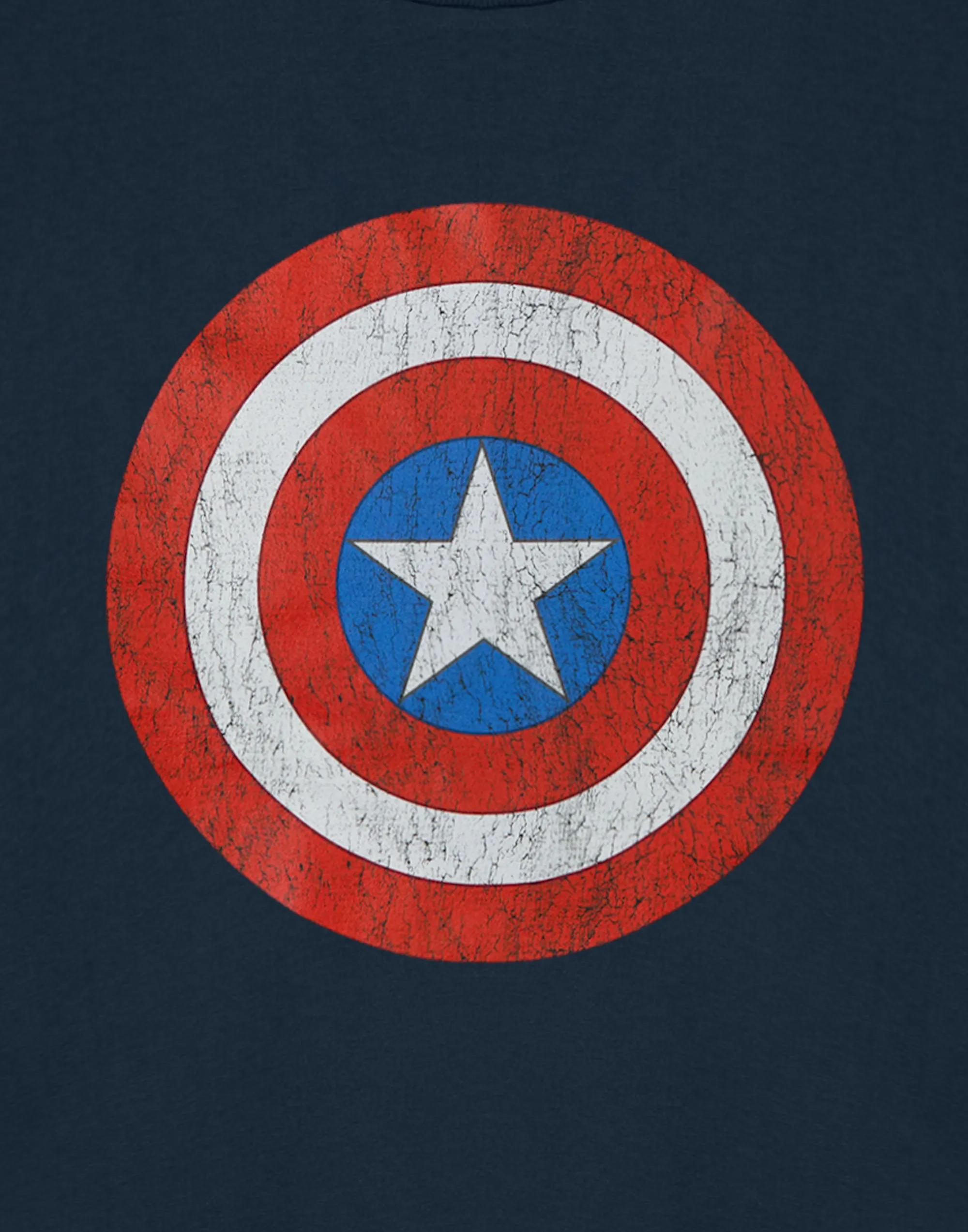 Marvel Captain America Captain America Shield Mens Blue Short Sleeved T-Shirt