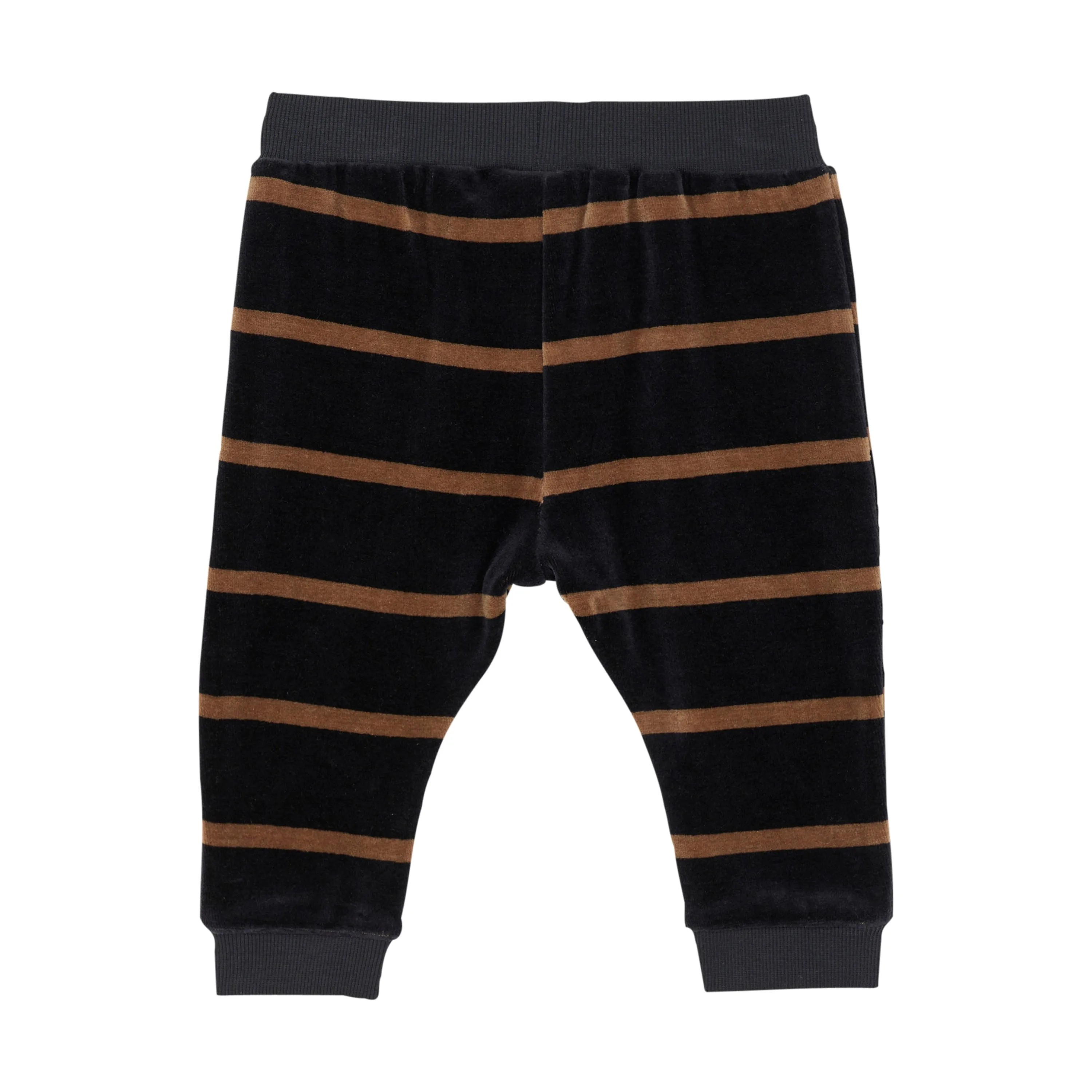 Minymo - Velour Sweatshirt   Pant Set - Golden Stripe