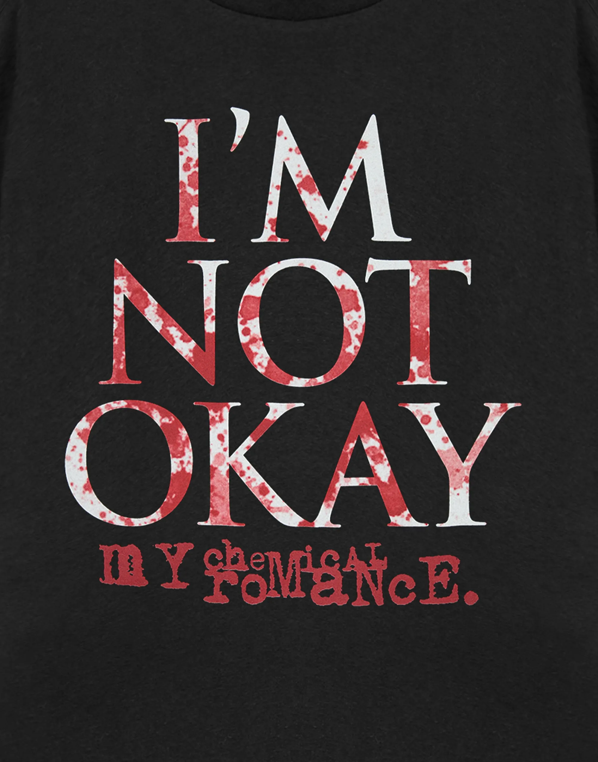 My Chemical Romance I'm Not Okay Unisex Black Short Sleeved T-Shirt