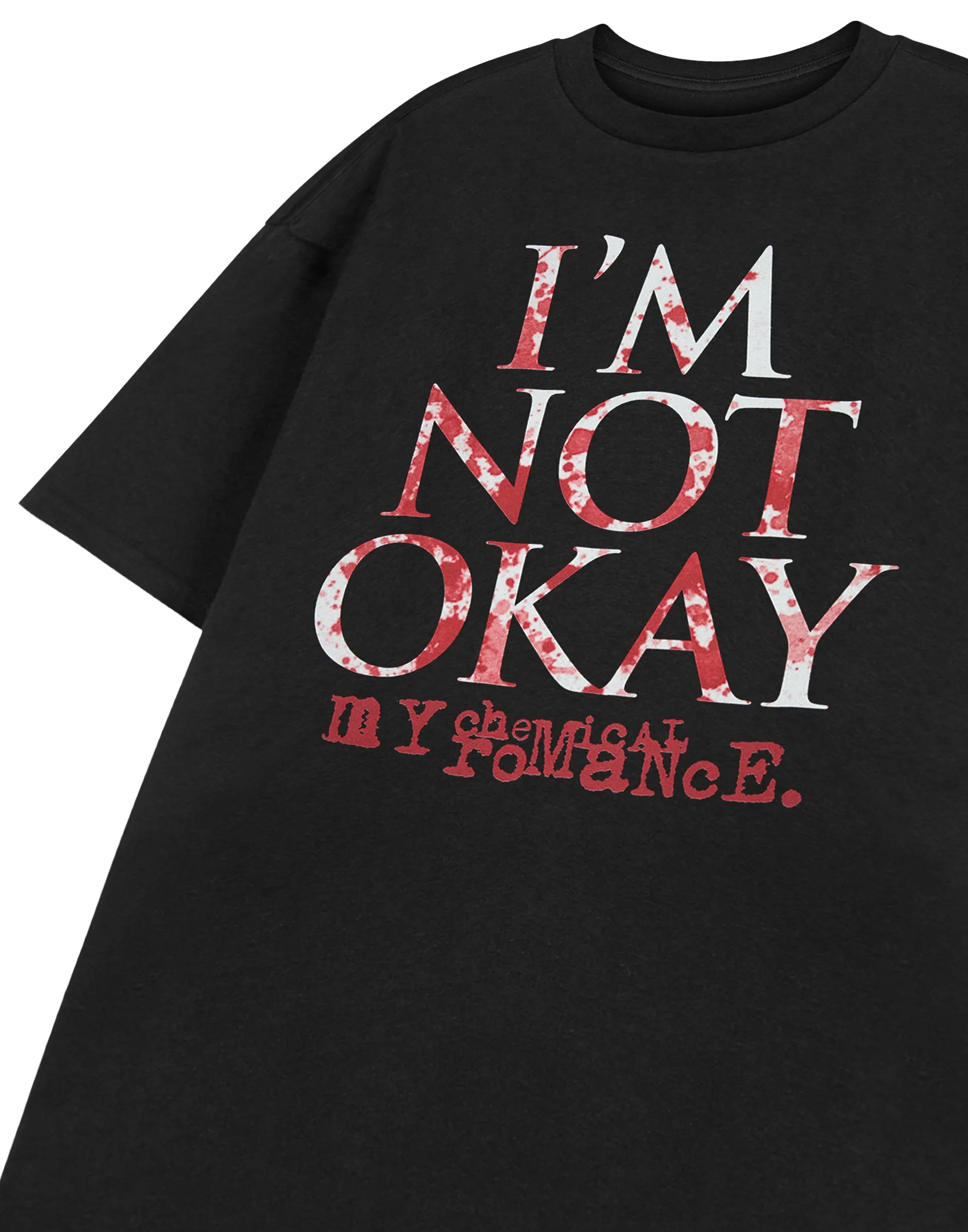 My Chemical Romance I'm Not Okay Unisex Black Short Sleeved T-Shirt