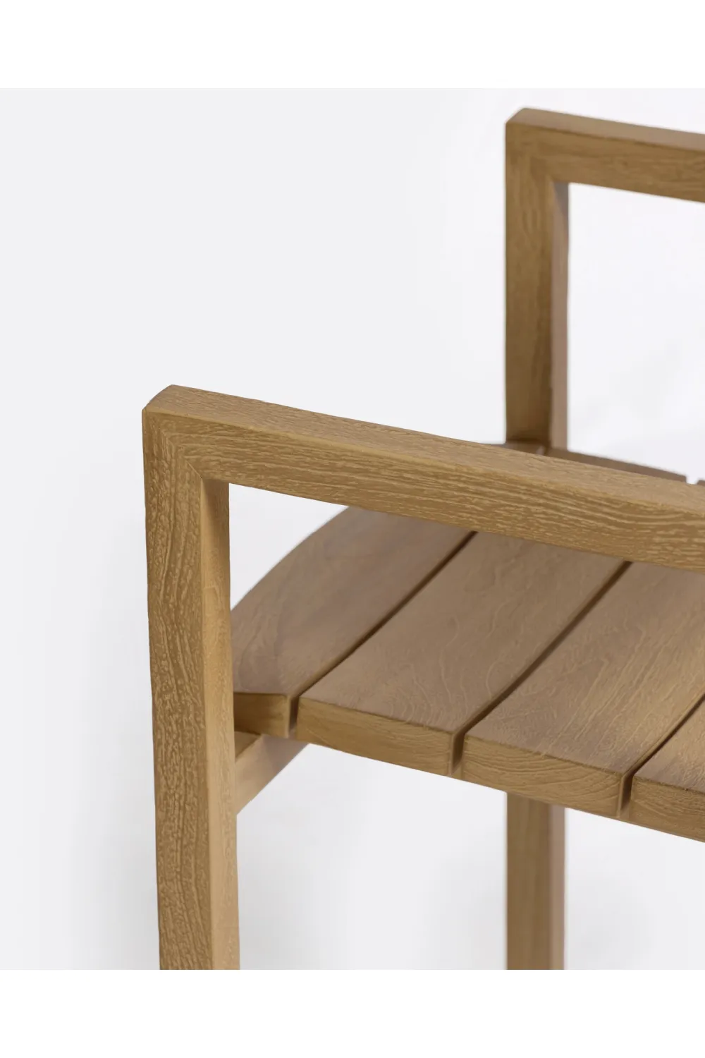 Natural Teak Outdoor Armchair | Dareels Genesis