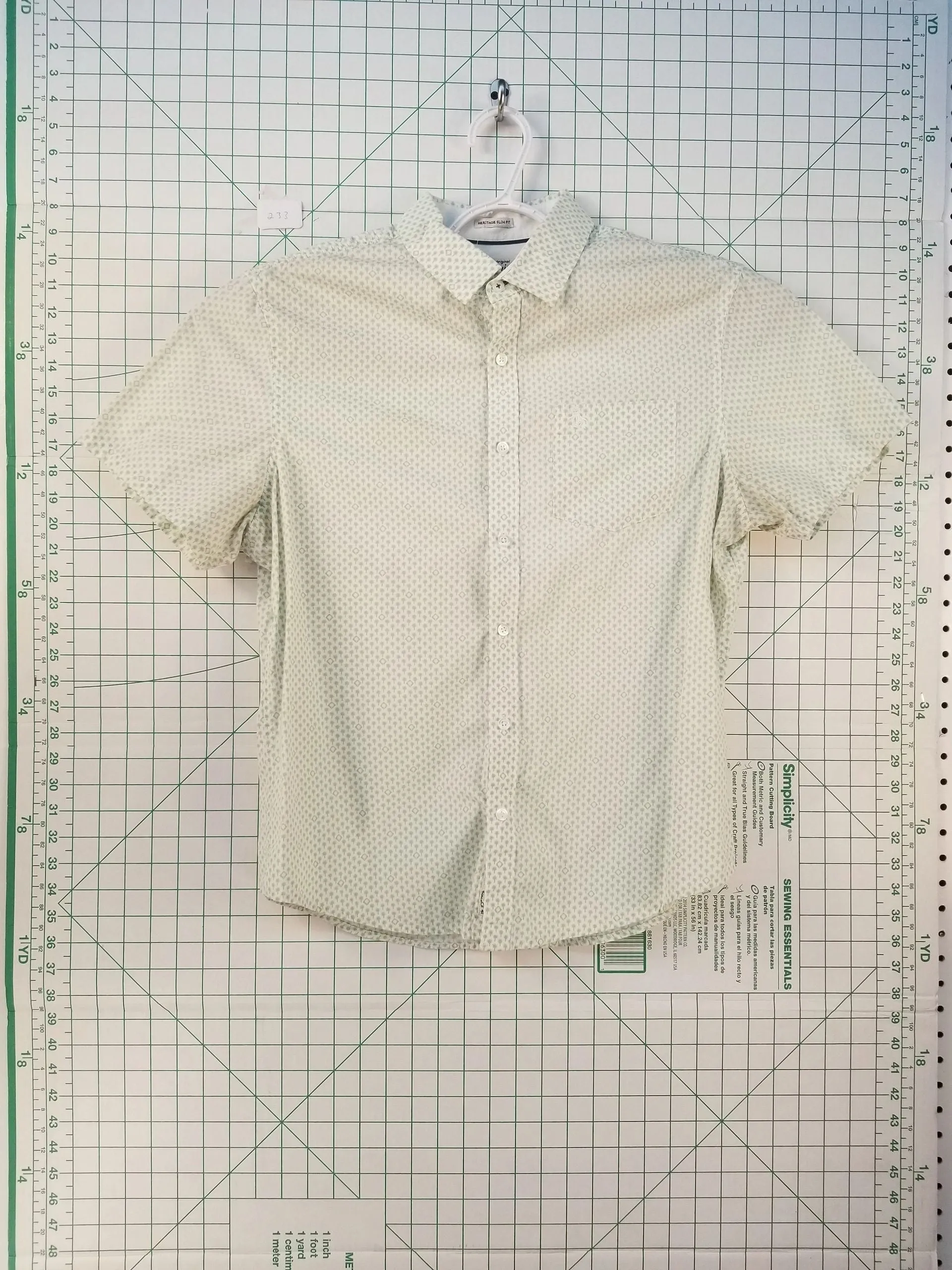 Original Penguin Short Sleeve White Button Up