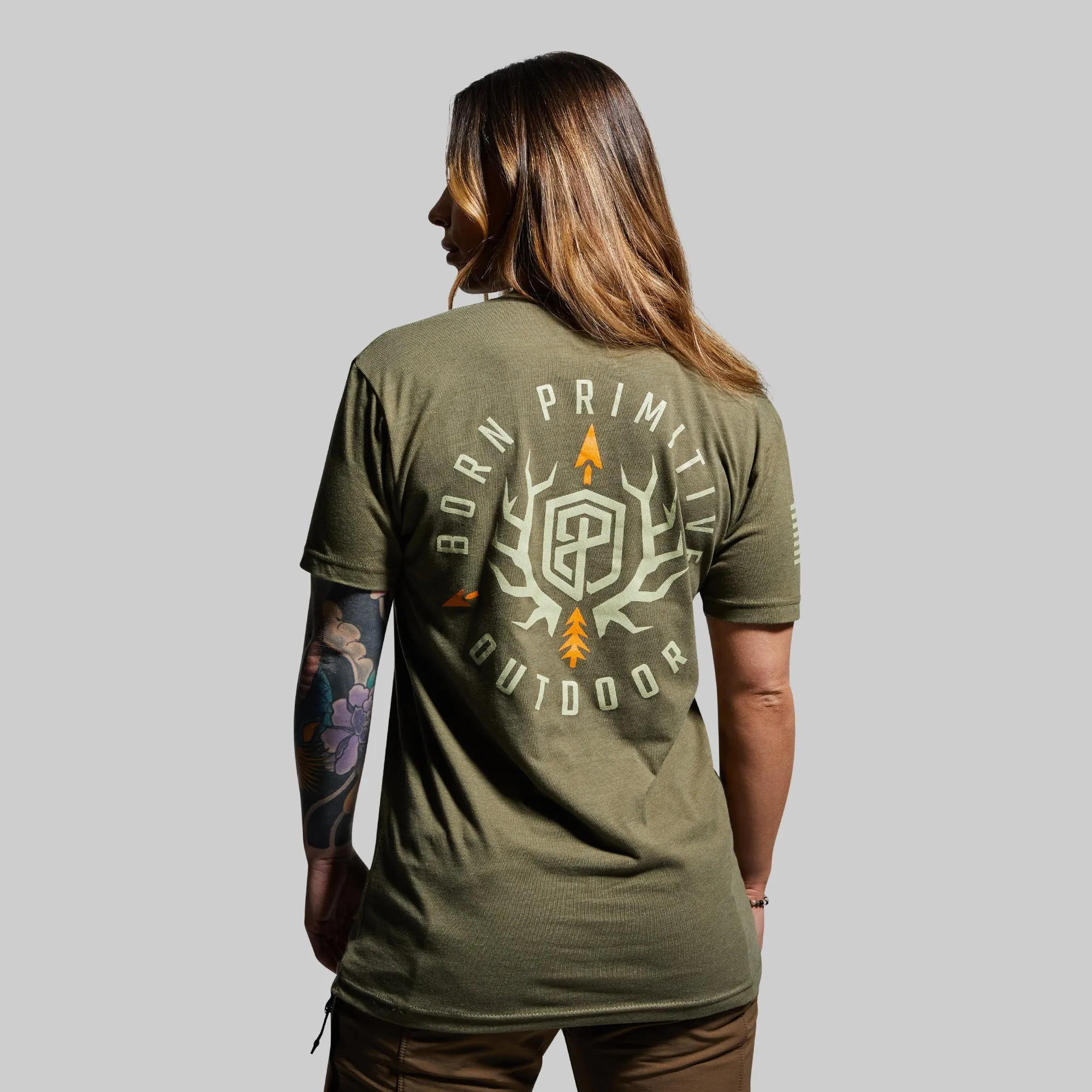 Outdoor Emblem Tee (Tactical Green)