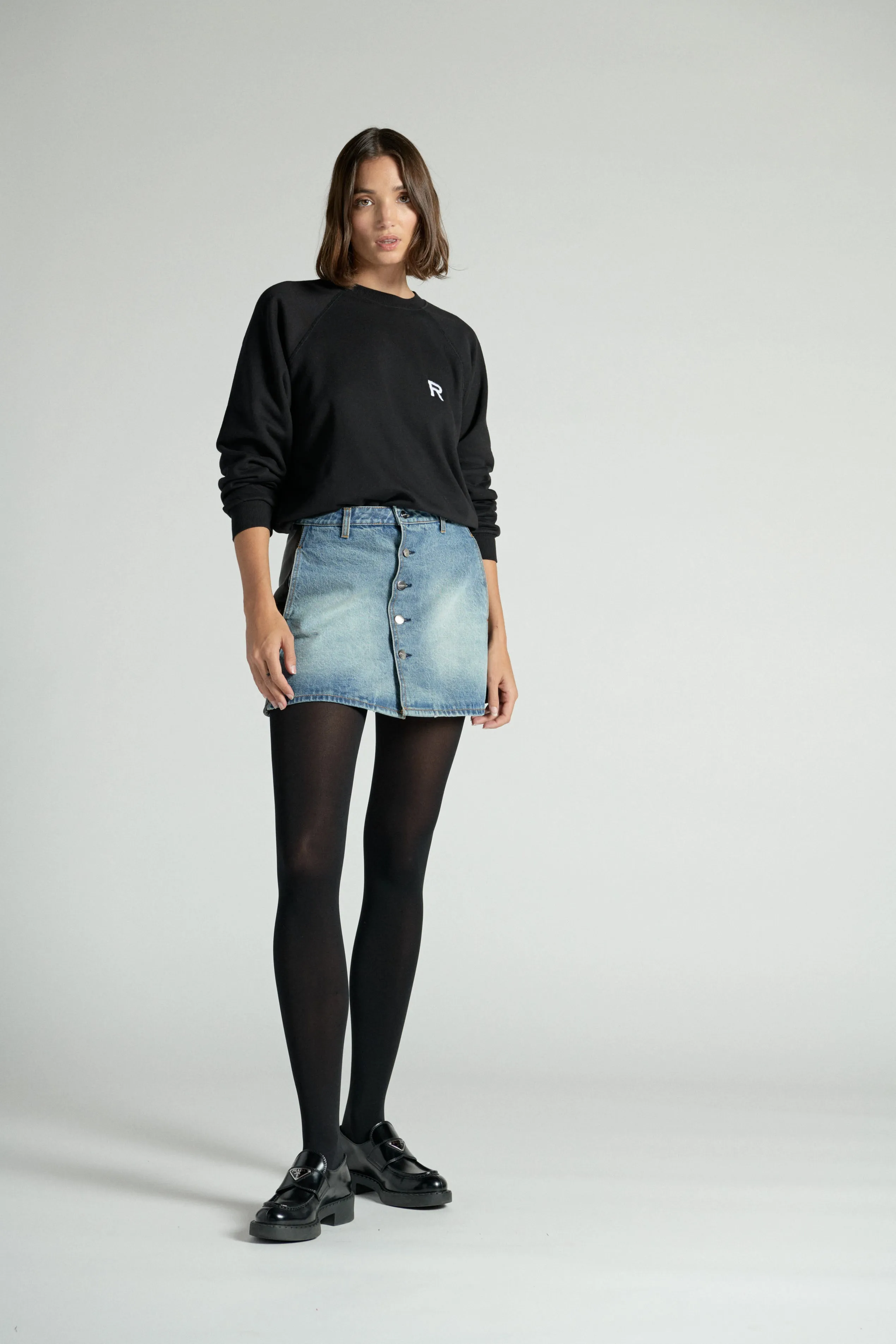 OVERSIZED SWEATSHIRT - BLACK