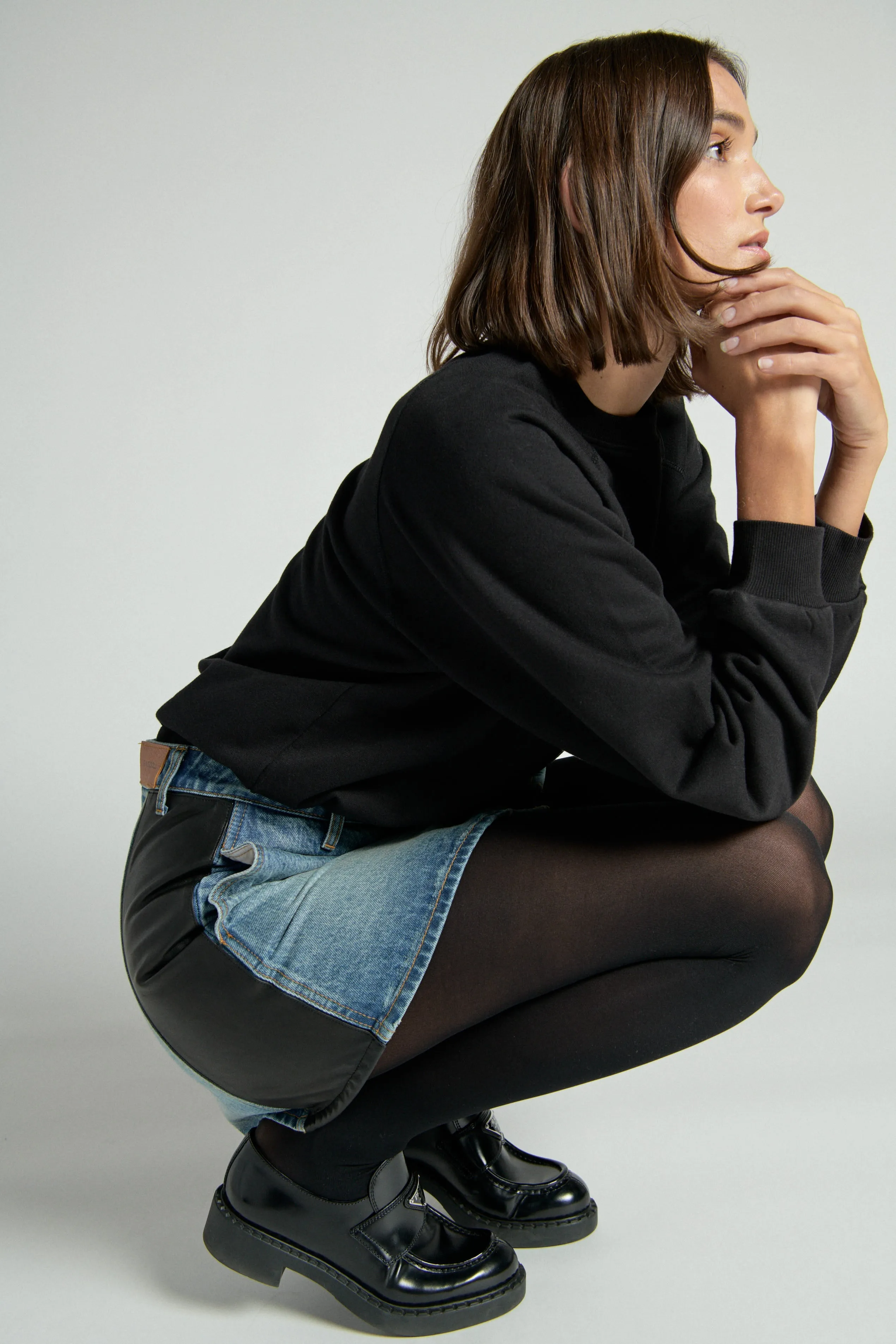 OVERSIZED SWEATSHIRT - BLACK