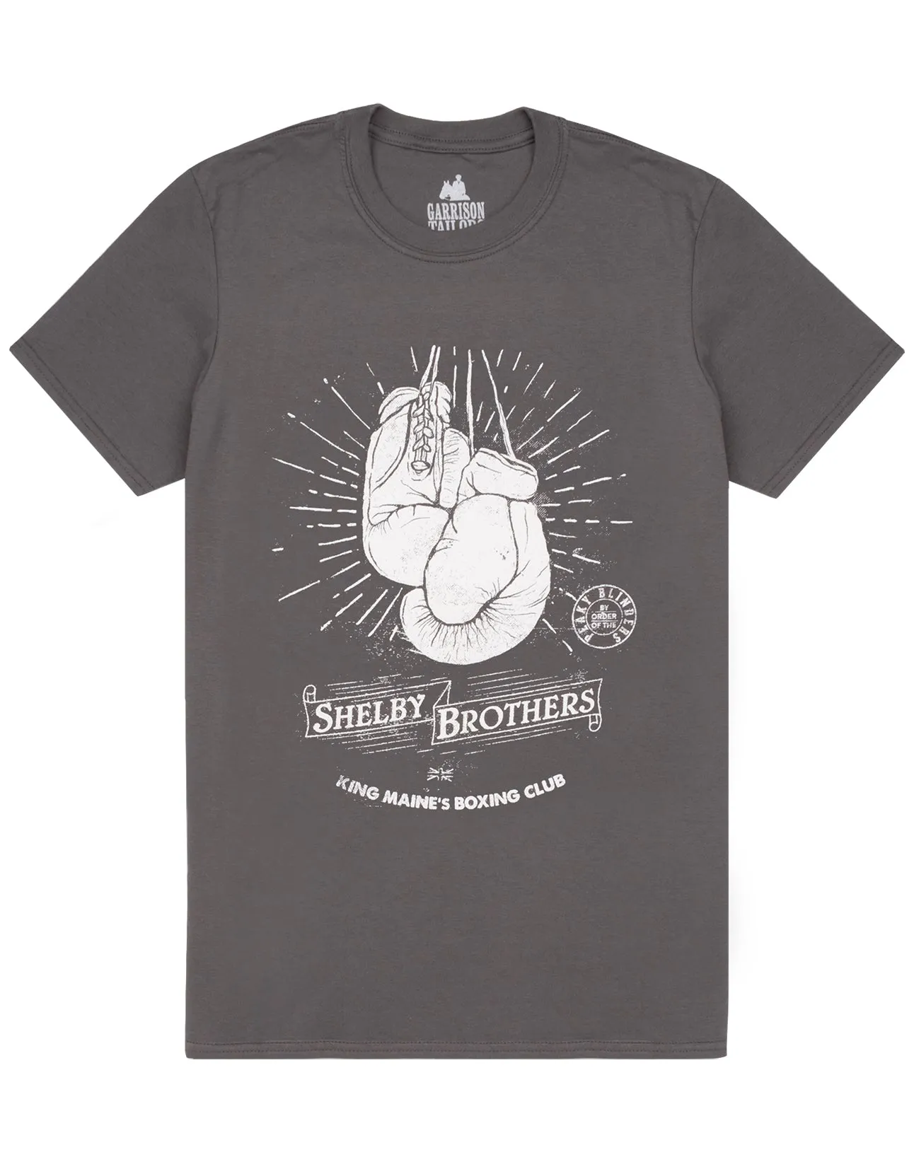 Peaky Blinders T-Shirt For Men's Shelby Brothers Boxing Club - Grey