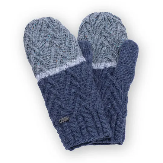 Pistil Estes Mitten in Brown, Blue & Grey