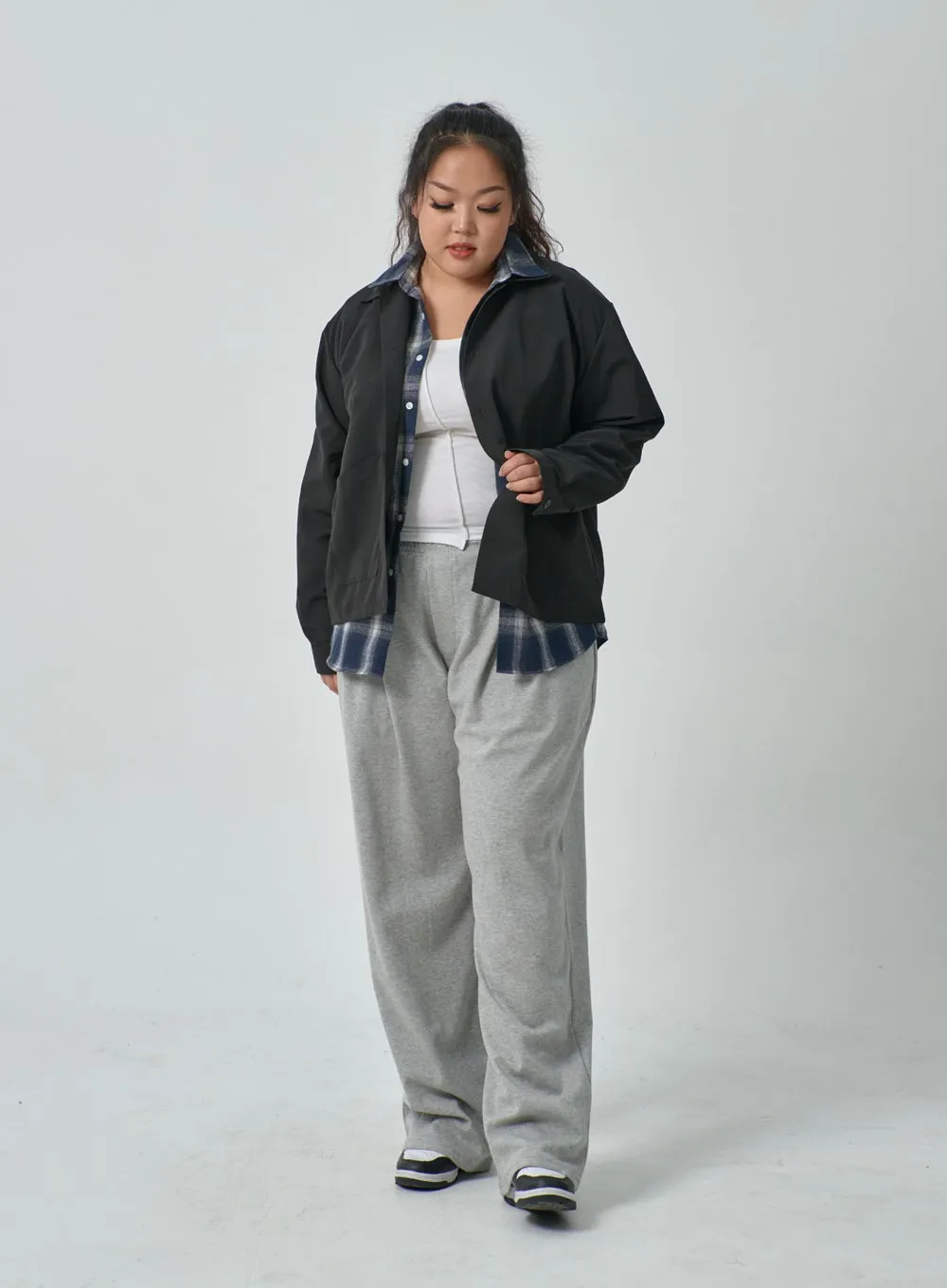 Plus Basic Oversized Jacket IF317