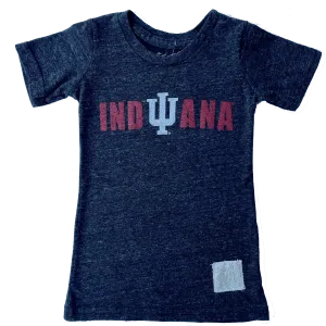 Retro Brand - Indiana IU SLIM Tee in Charcoal