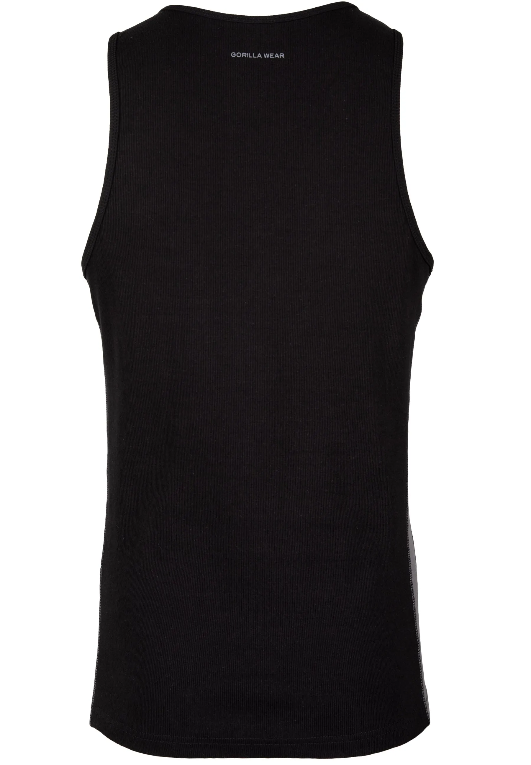 Richmond Rib Tank Top - Black/Gray