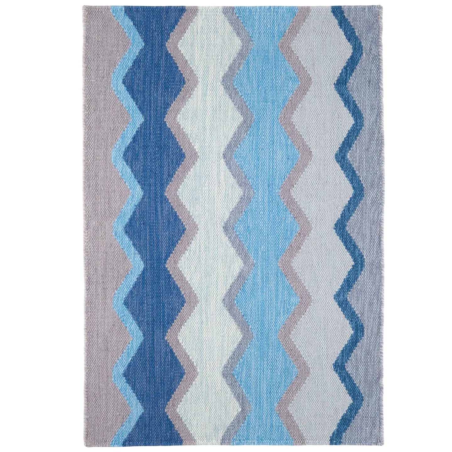 Safety Net Blue Handwoven Indoor/Outdoor Rug