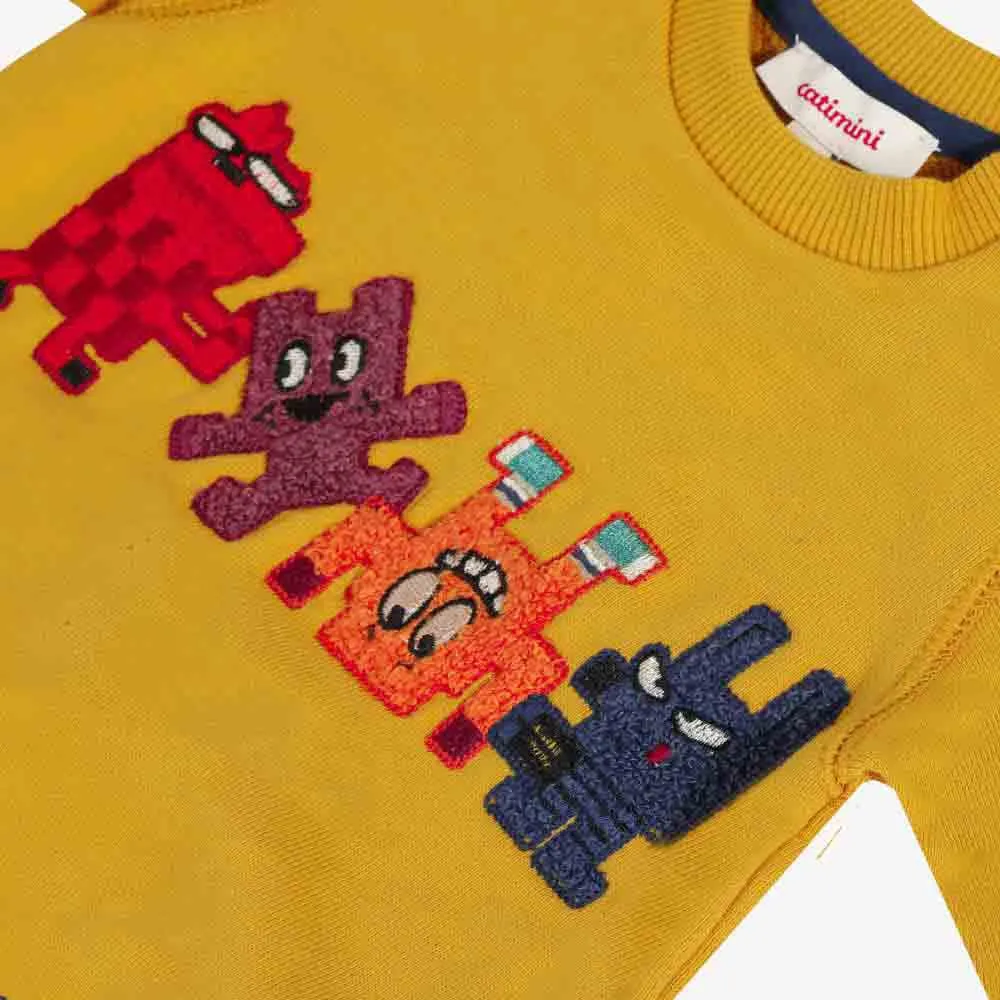 Silly Monsters Baby Sweatshirt  - FINAL SALE