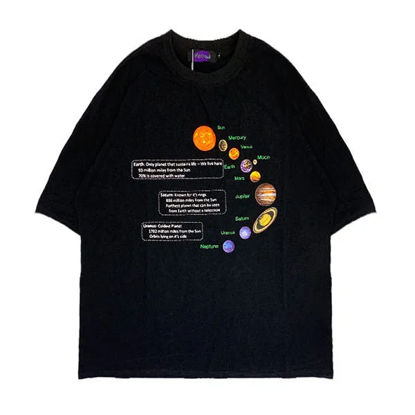 Solar System Oversized Tee