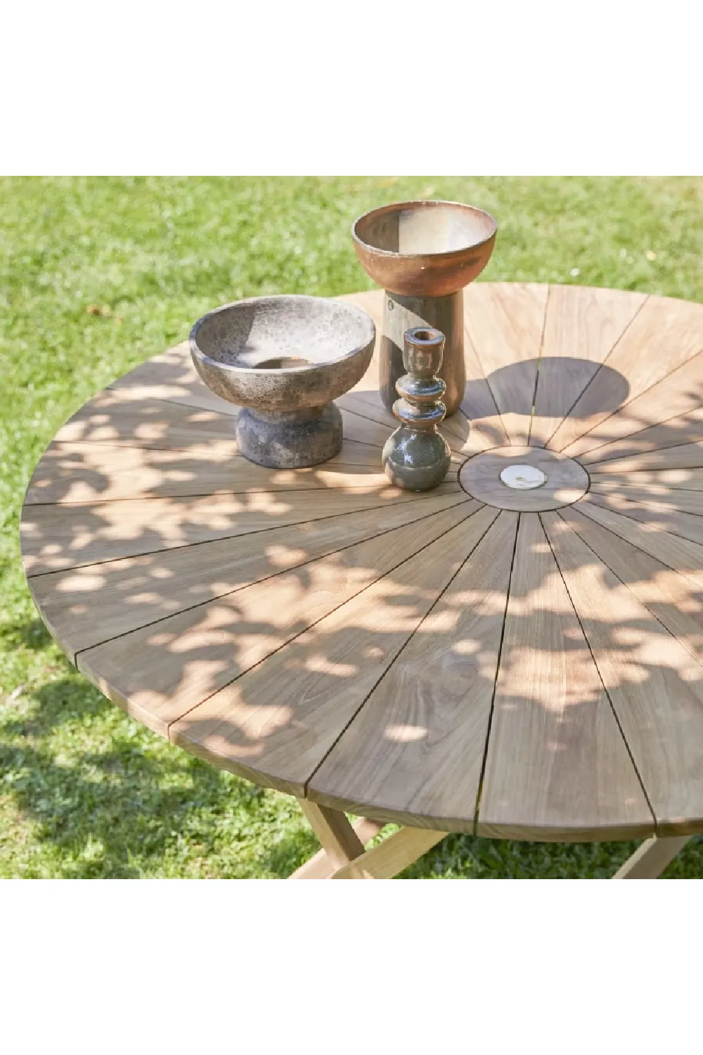 Solid Teak Outdoor Table | Tikamoon Andria