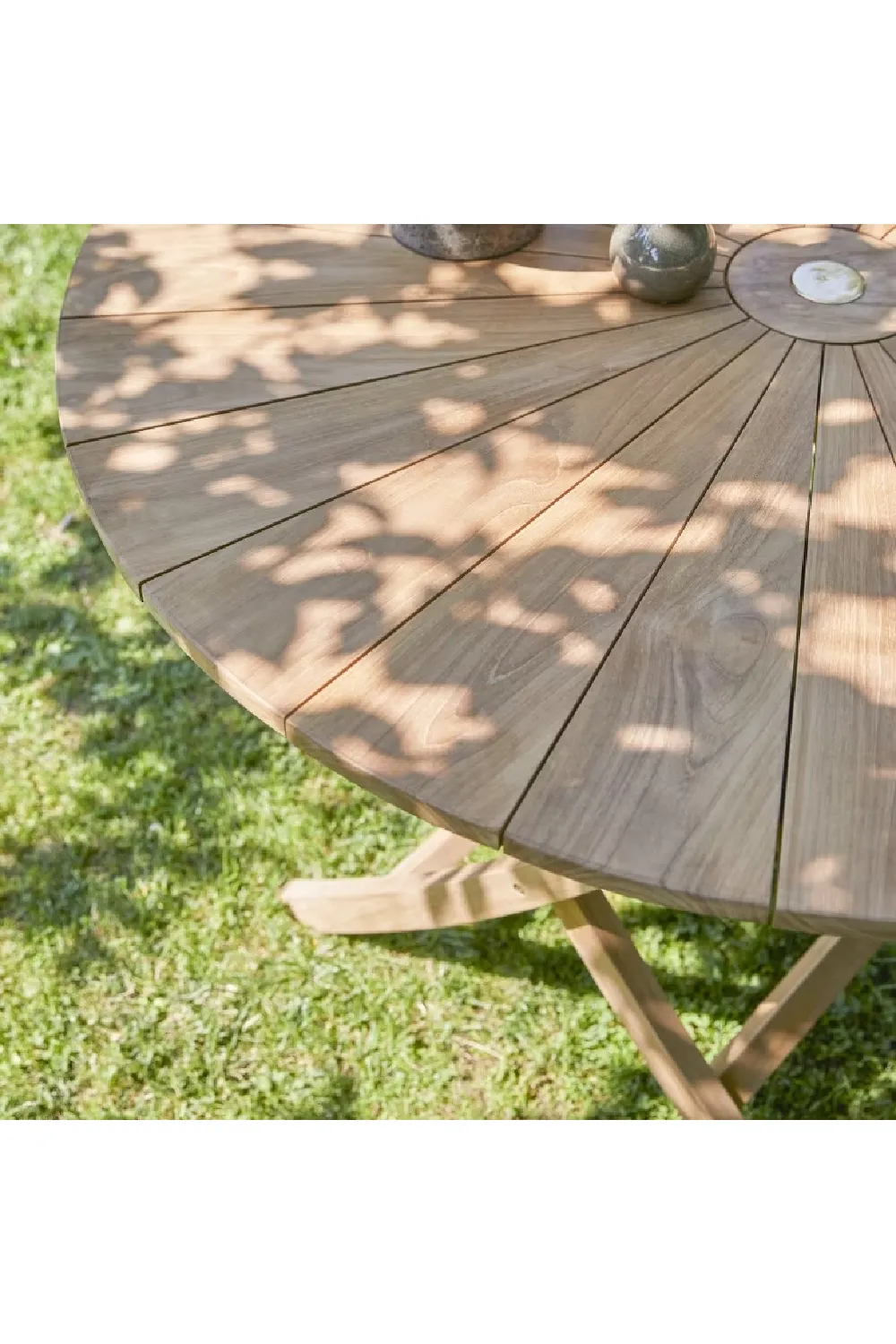 Solid Teak Outdoor Table | Tikamoon Andria