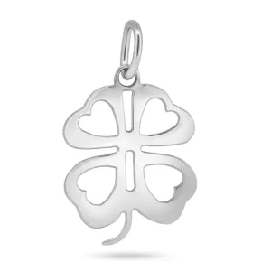 Sterling Silver 925 Basic Clover Leaf Charm