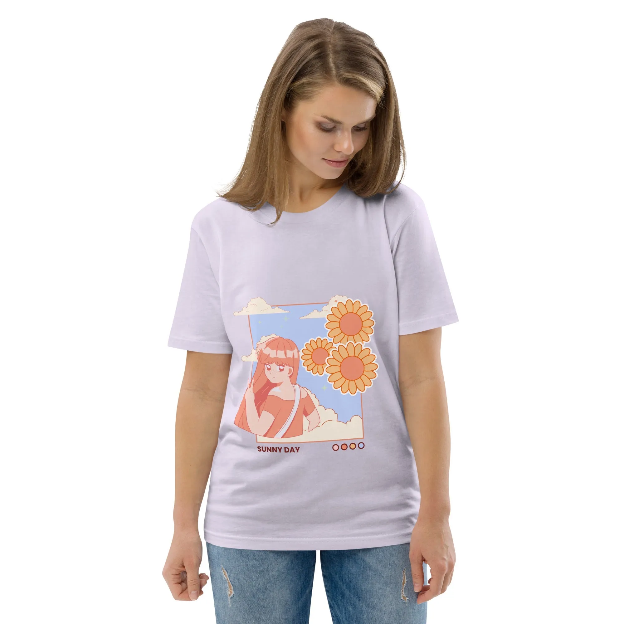 Sunny Day - Organic Cotton Kawaii Tee