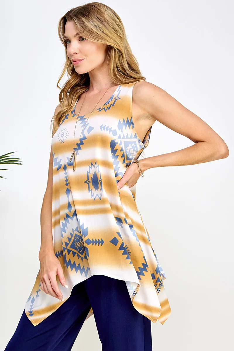 Sunset Southwest HIT Shark Bite Hem Tank- 2057HT-TRP1-W365