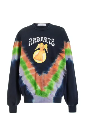 Tie Dye Fairy Print Radarte Sweatshirt