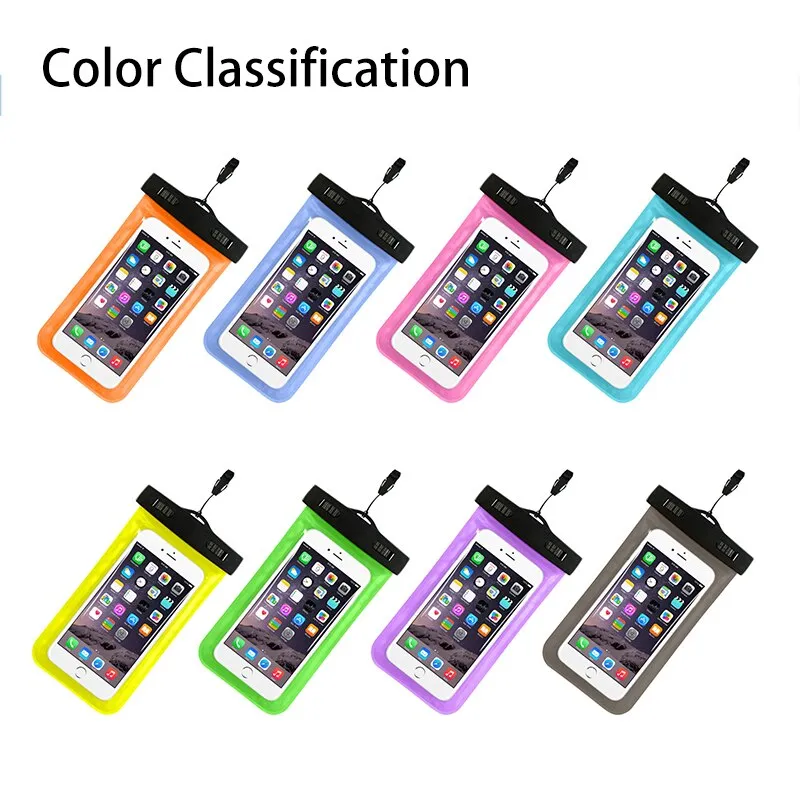 Touch Waterproof Mobile Phone Bags Case For iPhone 6S Coque Pouch Swim Phone Case Diving Storage Bag Pouch Dry Covers Cases