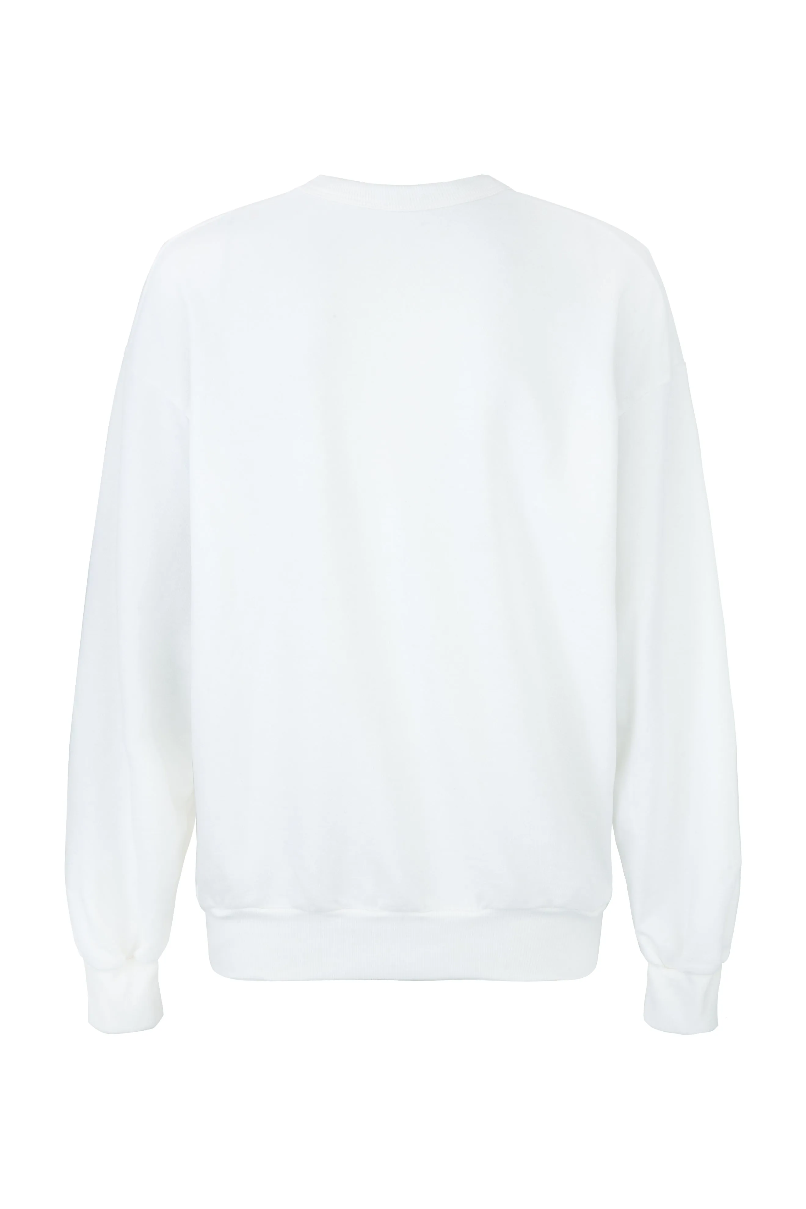 White Mushroom Print Radarte Sweatshirt