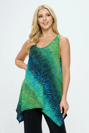 Wild Harmony HIT Shark Bite Hem Tank-2057HT-TRP1-W182