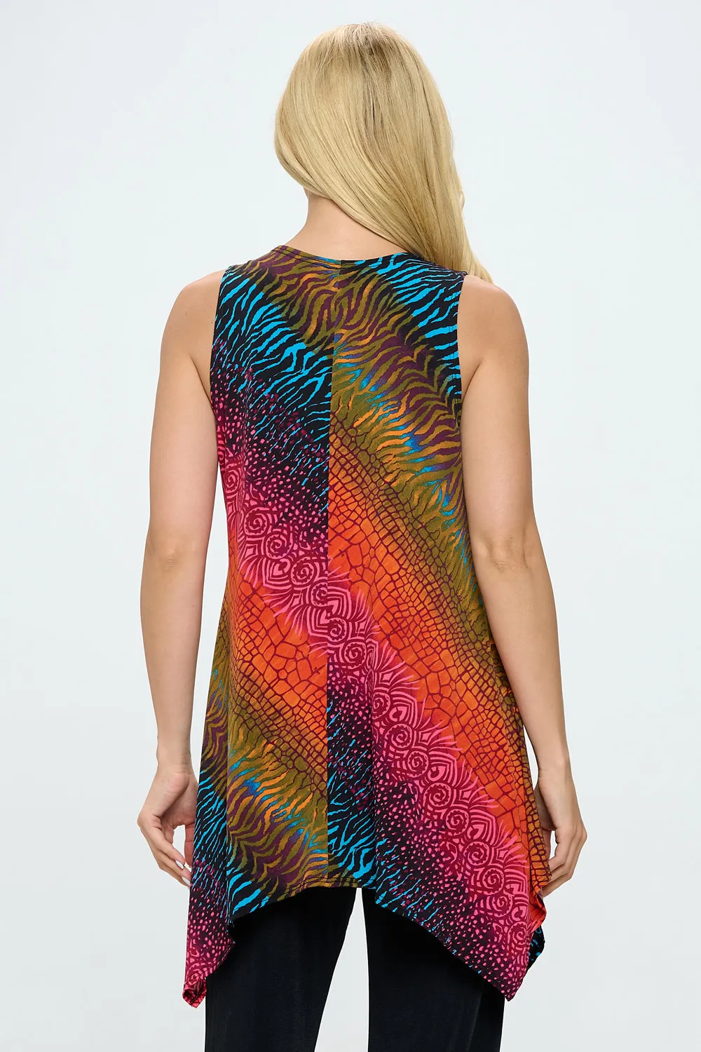 Wild Harmony HIT Shark Bite Hem Tank-2057HT-TRP1-W182