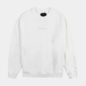 Wordmark Fleece Mens Crewneck (Sail)