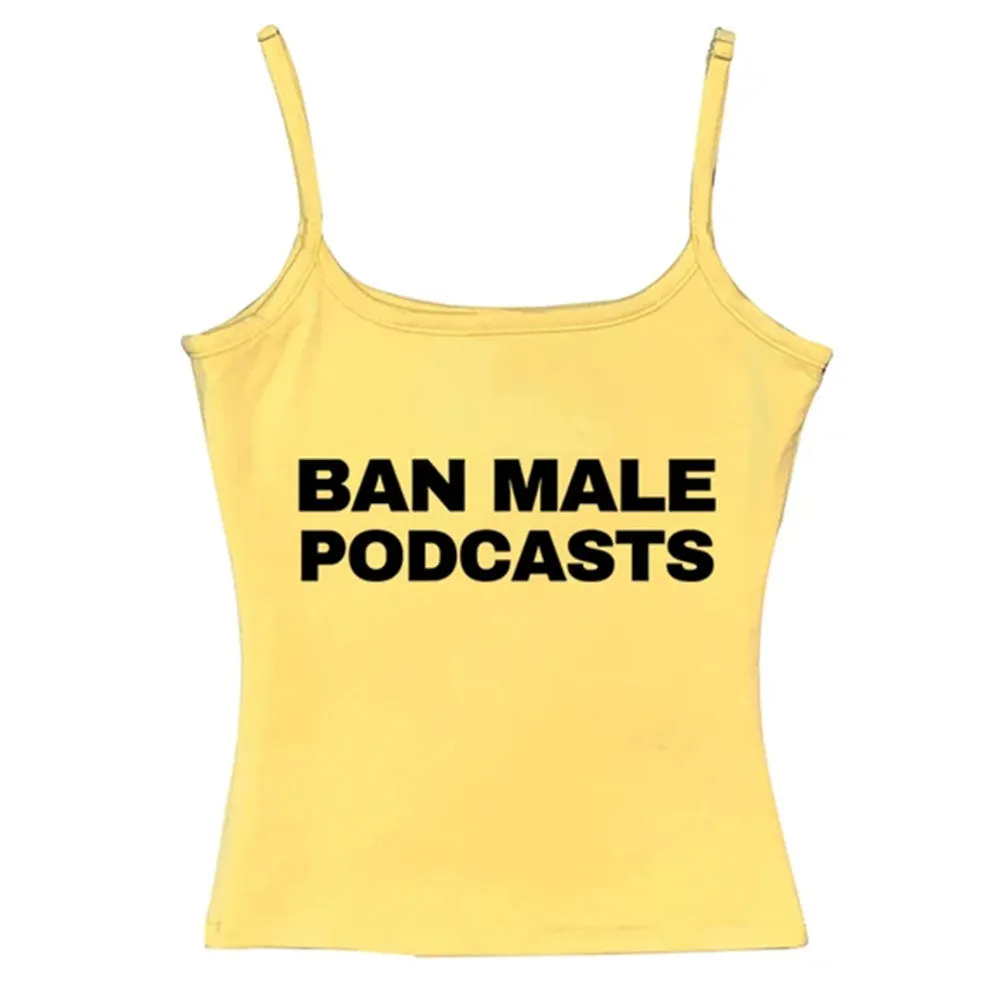 Y2K Style Podcasts Aesthetic Tank Top