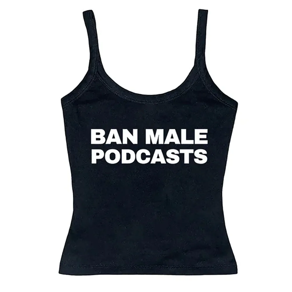 Y2K Style Podcasts Aesthetic Tank Top