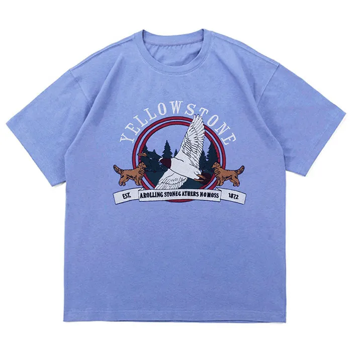 Yellowstone Embroidery T-Shirt